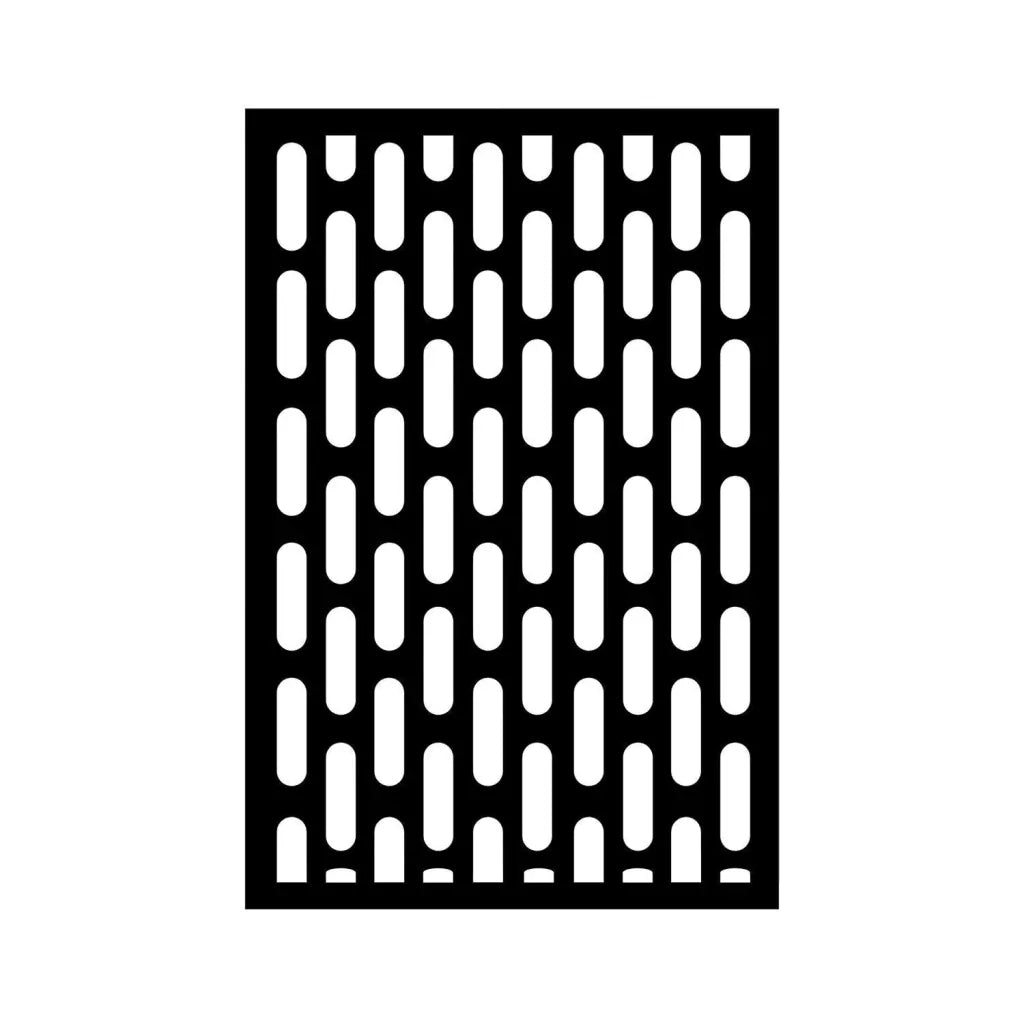 Chapa Calada Decorativa Acero Perforado - P19
