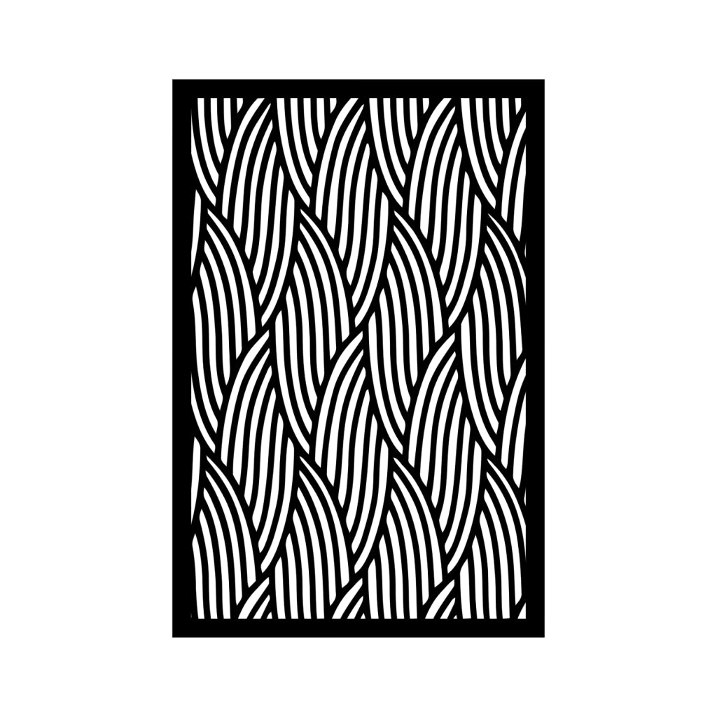 Chapa Calada Decorativa Acero Perforado - P23